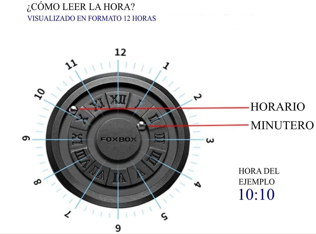 Reloj FoxBox Magnético Acero