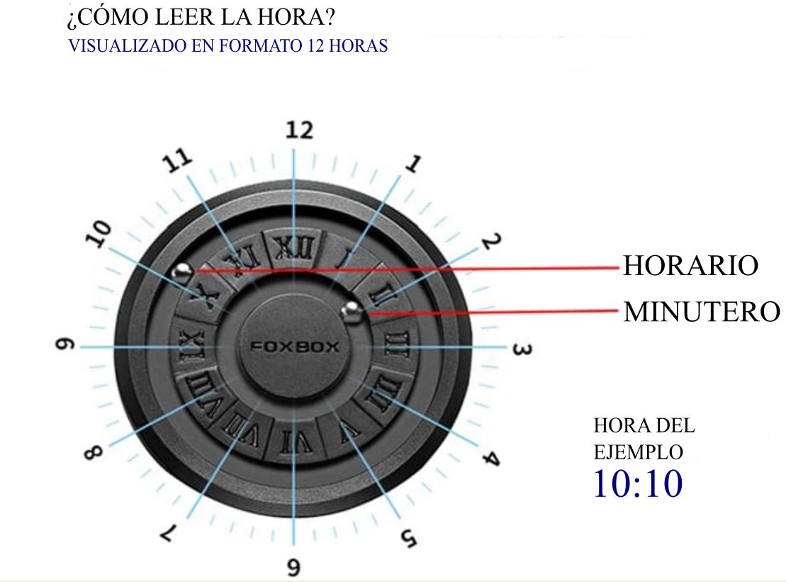 Reloj FoxBox Magnético Acero